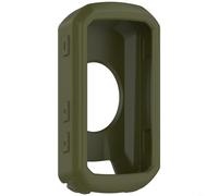 Tidgel Funda de silicona suave para Garmin Edge 850, a prueba de golpes, anticaídas, protección ligera y flexible para ciclismo, correr, deportes al aire libre - negro (verde)
