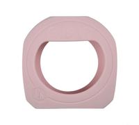Tidgel Funda protectora de silicona para altavoz JBL Clip3, funda a prueba de golpes con corte de llave, piel resistente al sudor para viajes al aire libre y entrenamiento (rosa)