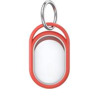 Tidgel Funda protectora de TPU, para Xiaomi Tag, 2 en 1 cubierta impermeable de cuerpo completo, piel delgada a prueba de golpes, con recortes precisos, negro (rojo)