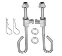 Tidgel GX24864 Kit de varilla de enlace de elevación de cubierta de cortacésped compatible con tractores D100 D105 D110 D120 D125 incluye hardware