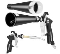 Tidgel Herramienta de soplado de aire de alta presión, kit de boquilla de compresor de aleación de aluminio para detalles de automóviles, limpieza del motor y secado del hogar, multifunción