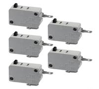 Tidgel Interruptor de viaje para horno de microondas Interruptor de límite normalmente cerrado para electrodomésticos de cocina Gris 27.8x10.3x15.9mm Material PBT Rendimiento confiable