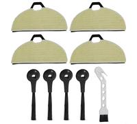 Tidgel Juego de almohadilla de microfibra y cepillo lateral compatible con Shark AV2610WA RV2610WA RV2620WD RV240 AI Ultra 2 en 1 Robot Aspiradora, accesorios lavables y reutilizables para limpieza de