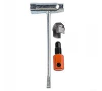 Tidgel Juego de herramientas de extracción de embrague de metal para Husqvarna-340 345 350 353 445 450 455, extractor de volante de motosierra con tapón de pistones y llave