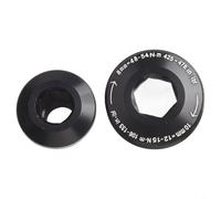 Tidgel Juego de pernos y tuercas de aleación de aluminio para SRAM para bielas GXP, tornillo autoextraíble M15/M26 compatible con X7 X9 X0 para XX1 (perno+tuerca)
