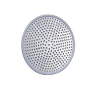 Tidgel Juego de recogedor de pelo de bañera de acero inoxidable, colador de drenaje antiobstrucción para fregadero de ducha, trampa de desechos eficiente, paquete de 2 unidades plateadas