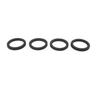 Tidgel Junta de cabeza de grupo de silicona para máquinas de espresso Rancilio, sello de cabezal de preparación de 70,4 mm OD para anillo con 3 ranuras para reemplazo, negro (4 piezas)