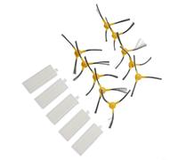 Tidgel Kit de cepillo lateral y filtro para Netbot-S12 y para aspiradora robótica Haier T550W T560H, accesorios de repuesto para aspiradora