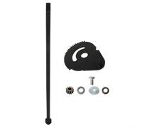 Tidgel Kit de eje de barra de dirección y engranajes, para 738-0919B con bujes para cortacésped Troy y para Craftsman, pieza de repuesto directa