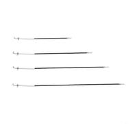 Tidgel Kit de encendido de parrilla de 4 enchufes para parrillas de gas de 36 pulgadas, juego de electrodos fiable de alta temperatura con tornillos para un reemplazo rápido (juego de electrodos -4)