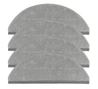 Tidgel Kit de paños de microfibra para aspiradora Roborock Q10 X-5/Q10P/Q8 Max Series, almohadillas de repuesto lavables, paquete de 10 unidades blancas (paquete de 4)