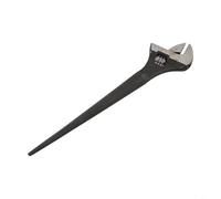 Tidgel Llave ajustable de cola puntiaguda con punta de crowar, herramienta multifunción de acero al cromo vanadio, ajuste suave del rodillo (12 pulgadas)