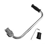 Tidgel Mango de aleación de aluminio, agarre ergonómico antideslizante para comer, reduce la tensión de espalda, se adapta a la mayoría de ejes de recortadora, 5 x 15 pulgadas