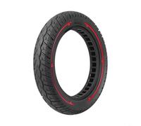 Tidgel Neumático sólido de 12 x 2.125 pulgadas para scooter eléctrico y bicicleta eléctrica, neumático todoterreno de goma antipinchazos con agarre mejorado (línea roja)
