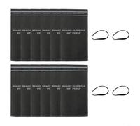 Tidgel Paquete de 12 bolsas de filtro húmedo y seco para aspiradoras de tienda de 2 a 2.5 galones, para Craftsman 9-38737 para Stinger para Husky