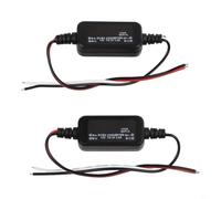 Tidgel Paquete de 2 convertidores CC-CC de 12 V a 5 V 2.5 A regulador IP67 impermeable para carrito de golf EV panel solar proyectos de bricolaje
