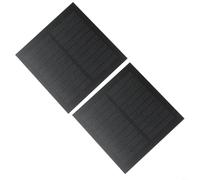 Tidgel Paquete de 2 paneles solares monocristalinos de 1,1 W, módulo de carga eficiente de 5 V para luces de juguetes de bricolaje y mantenedor de batería de 3,7 V, compacto de 90 x 90 mm