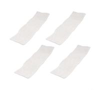 Tidgel Paquete de 4 esponjas de bioetanol para chimenea, 30 x 20 x 0,6 cm, fibra CMS, resistente al calor, forro de seguridad para la prevención de fugas de combustible, color blanco