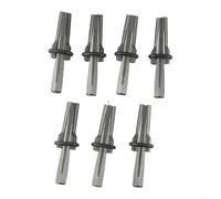 Tidgel Paquete de 7 cuñas divisoras de piedra de 14 mm, cuñas de plumas de acero de alto carbono para dividir rocas, granito y hormigón, juego de herramientas de cincel manual