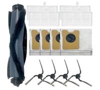 Tidgel Paquete de accesorios de repuesto para aspiradora robot eufy C10, incluye cepillo principal, filtros, bolsas de polvo, cepillos laterales, paño de fregona (estilo A)