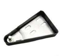 Tidgel Paquete de bisagras de acero inoxidable para refrigerador, pivote de puerta para electrodomésticos de refrigeración, gabinete de vino, negro, 10 x 6 cm (grande)