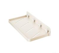 Tidgel para estante Baño Plegable Ahorro Espacio para compacto para | plegable Ãºnico, para acero carbono para robusto, acabado lechoso, para ideal baÃ±os pequeÃ±os