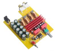 Tidgel Placa de audio estéreo HiFi 2.0, módulo de amplificador digital de doble canal de 100 W, carcasa de aleación de aluminio, CC 12-25 V para sistema de sonido DIY altavoz TV PC (sin carcasa)