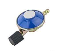 Tidgel Regulador de gas para camping de 30 mbar con manguera de 4 pies, válvula de latón ajustable para cocinar al aire libre, compatible con cilindros tipo tornillo (A)