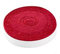 Tidgel Squash Grip Tape - Toalla de microfibra de 10 m, absorbe el sudor, antideslizante, para raqueta de tenis, bádminton, color naranja (rojo)