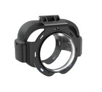 Tidgel Tapa protectora de lente para Insta360 X4 Air, cubierta de vidrio templado óptico con diseño a presión, escudo resistente a los arañazos para fotografía al aire libre, negro, 5,2 x 5 x 5 cm