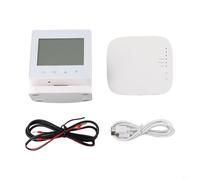 Tidgel Tidgel Termostato RF programable, para calefacción de caldera de gas, control inalámbrico 1 a 1 de 100 m, compatible con aplicación y voz (para TUYA/SMARTLIFE), controlador de temperatura LCD