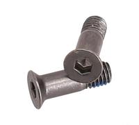 Tidgel Tornillos de rueda de guía de desviador trasero de acero inoxidable M5 x 15,8 mm, repuesto de polea anodizada CNC para SRAM y la mayoría de desviadores, paquete de 2