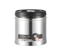 Tidgel Vacío de acero inoxidable para tarro sellado, bomba de aire a presión, contenedor de almacenamiento de granos de café, 750 ml, 1100 ml, 1600 ml para café (plata 1600 ml)