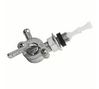 Tidgel Válvula de cierre de combustible, interruptor de llave de gasolina M10 x 1.25 con puerto de 1/4 pulgadas para tanque de motor de gas generador Honda, diseño de metal a prueba de fugas (1 unidad