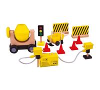 Tidlo Playset BAU aus Holz - Baustellen-Set (Importación USA)