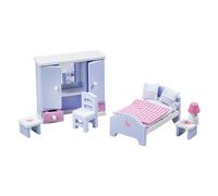 Tidlo Wooden Doll's House Bedroom Furniture Set (Importación USA)