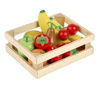 Tidlo Wooden Fruit Salad - Play Food Set (Importación USA)