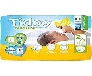 Tidoo 503792 - Pañales t2 mini 3 6 kg, 31 unidades, unisex