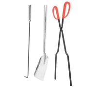 TIDTALEO 1 juego Herramientas para Set de Tenazas Pala Gancho de Hierro Accesorios Resistentes para Barbacoa y Hogar para y de Patio