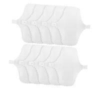 TIDTALEO 10 piezas Almohadillas Menstruales de Algodón Reutilizables con Botón Impermeables y Lavables Higiénicos para Mujer con Encaje Uso Diario y Actividades Físicas