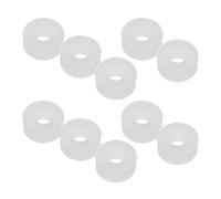 TIDTALEO 10 Piezas Anillo de Sellado de Silicona para Válvula de Neumático, Junta del Vástago Válvula, Adaptador de Boquilla para Inflador, Accesorio Compacto para Inflado Automotor