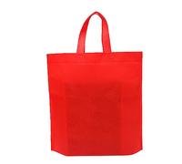 TIDTALEO 12piezas Bolsa De Compras No Tejida Ecológica Bolsa De Supermercado Portátil De Obsequio para Compras Color Rojo para Supermercado y Tienda