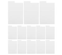 TIDTALEO 13 Separadores de Vinilo de Plástico Grueso 180x280 Mm para Organizar Álbumes y Discos, Divisor Clasificador DIY para Estanterías y Almacenamiento en Sala de Audio