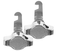 TIDTALEO 2 Cerraduras de Metal para Armarios de 16 Mm, Cerraduras de Seguridad para Cajones sin Llave, Accesorio para Casilleros de Empleados y Estudiantes, Diseño Simple y Duradero