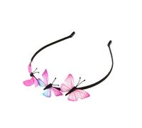TIDTALEO 2 Diademas de Hadas para Niñas de Tela Ligera Diseño de Insecto Alado, Accesorio Adecuado para Cumpleaños y Fiestas Variadas Color Aleatorio