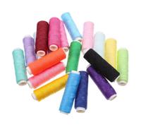 TIDTALEO 20 Piezas Kit de Hilo de Poliéster para Coser a Mano 20 Colores Versátiles, 100 Metros por Rollo, Adecuado para Reparación y Manualidades Costuras Fuertes