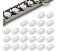 TIDTALEO 25piezas Tapones de Silicón para Flauta Cubiertas Aplicables para Orificios de Flauta Aprendizaje Fácil para Principiantes Unidades Translúcidas Accesorios para Instrumentos