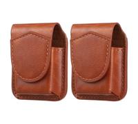 TIDTALEO 2piezas Estuche para Encendedor de Cigarrillos PU Ligero y Portátil Funda Protectora Compacta para Mecheros Estilo Elegante y Práctico para Viajes y Uso Diario