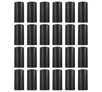 TIDTALEO 30 Piezas Cápsulas de Sellado Negras de Pvc para Botellas de Vino Tapón Termorretráctil Resistente a Roturas y Sellado Rápido para Uso en Casa y Bares