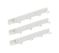 TIDTALEO 3piezas Ganchos Retráctiles Ajustables Para Armario Estante Deslizante De Colgador Multifuncional Sin Taladrar Instalación Fácil y Rápida Para Cocina y Baño